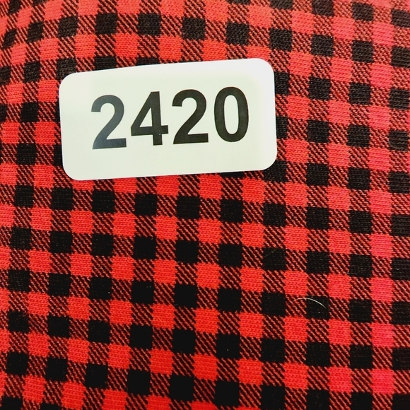 Charter Club intimates women's red  plaid plus size pajama pants 2X - Picture 8 of 8